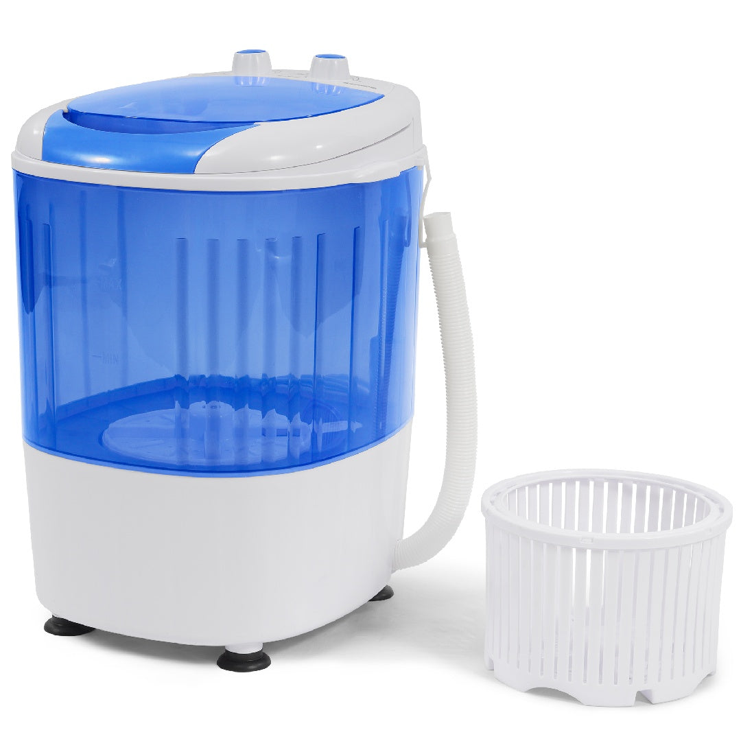 Only Supports Self Pickup  Mini Washer, Portable, With Spin Dryer, 5.5 Lb Capacity Washer, Spin Timer Control, Compact Washer For Homes, Apartments, RVs, Available In Two Colors