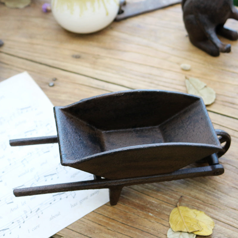 Vintage Cast Iron Crafts Bar Clubs Courtyard Homes Hand Propelled Bucket Truck