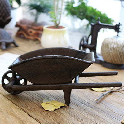 Vintage Cast Iron Crafts Bar Clubs Courtyard Homes Hand Propelled Bucket Truck