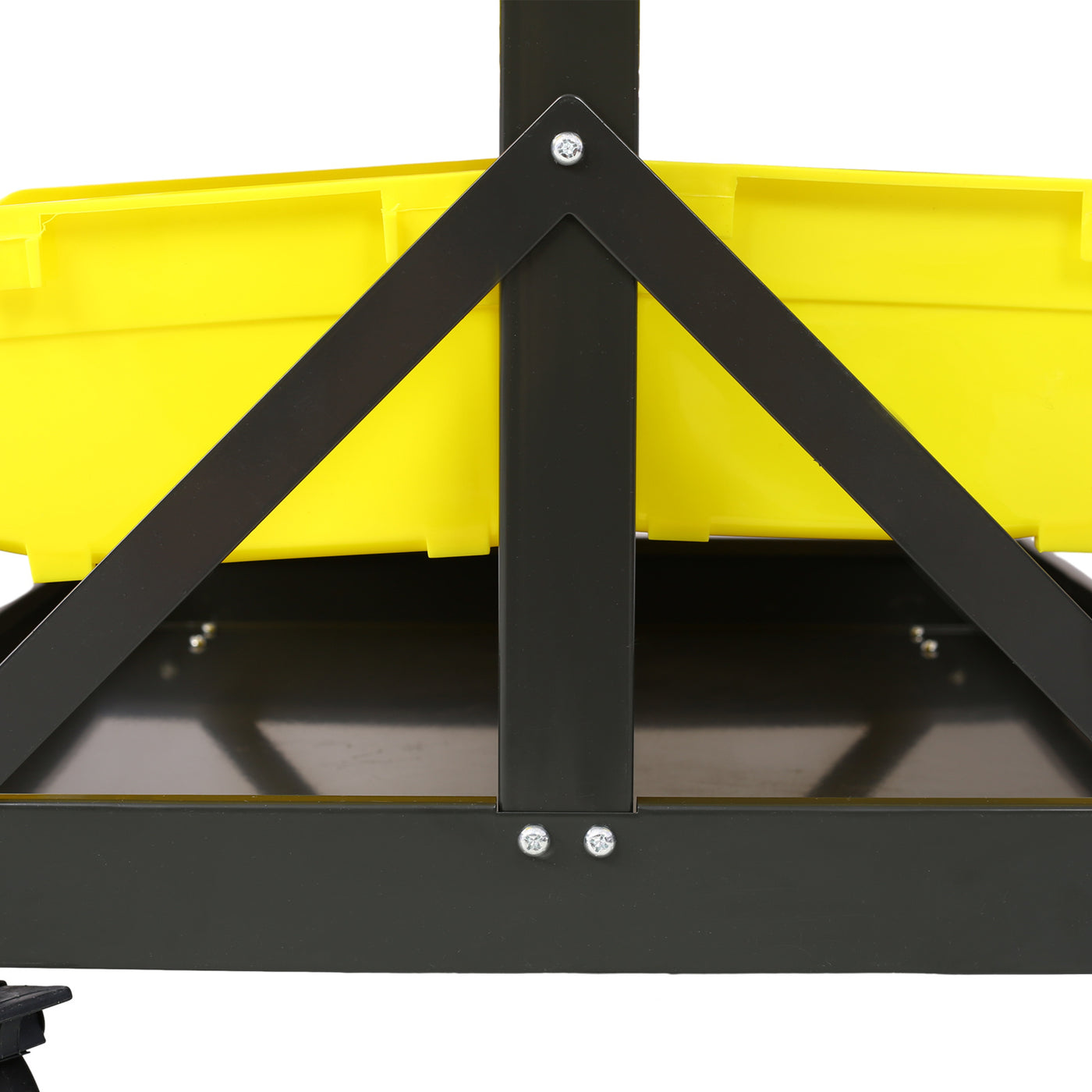 90 Parts Box Shelf Storage Organizer With Locking Wheels For Shops, Garages And Homes