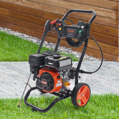 Gas Pressure Washer, 3600 PSI 2.6 GPM, Gas Powered Pressure Washer With Copper Pump, Spray Gun And Extension Wand, 5 Quick Connect Nozzles, For Cleaning Cars, Homes, Driveways, Patios